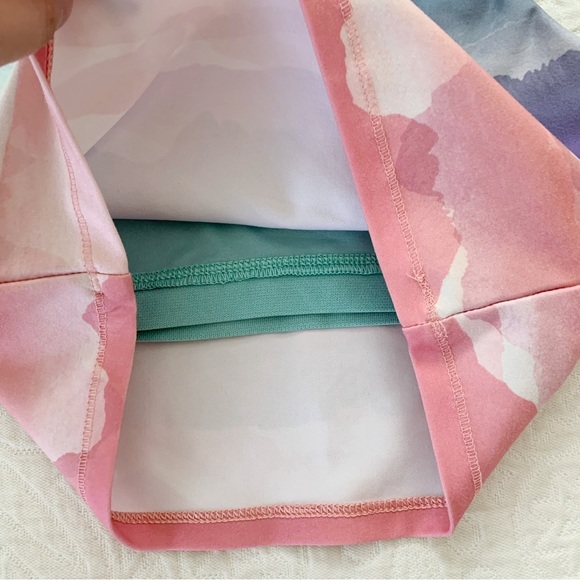 DSG Girl's Sports Tank Top, Multicolor Mountain‎ Print - Picture 3 of 3